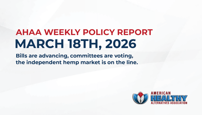 AHAA Weekly Policy Report: March 18, 2026